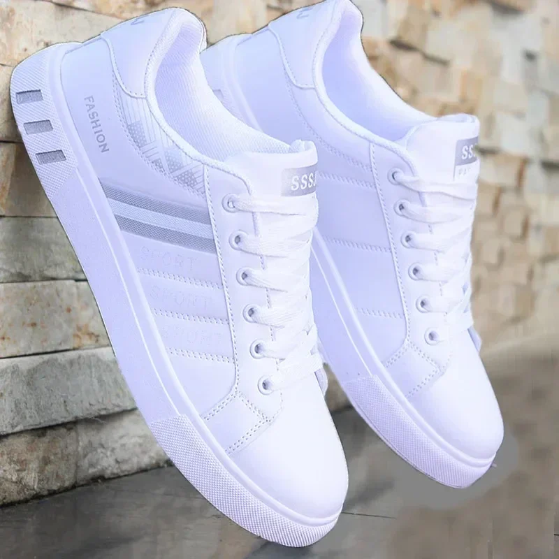 White Sneaker Care Kit - Men's Sneakers White Casual Shoes Men