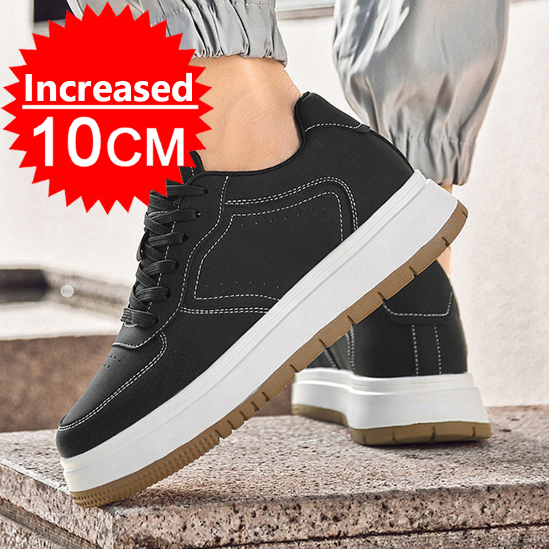 White Sneaker Care Kit - Men's Invisible Height Increasing Elevator Shoes
