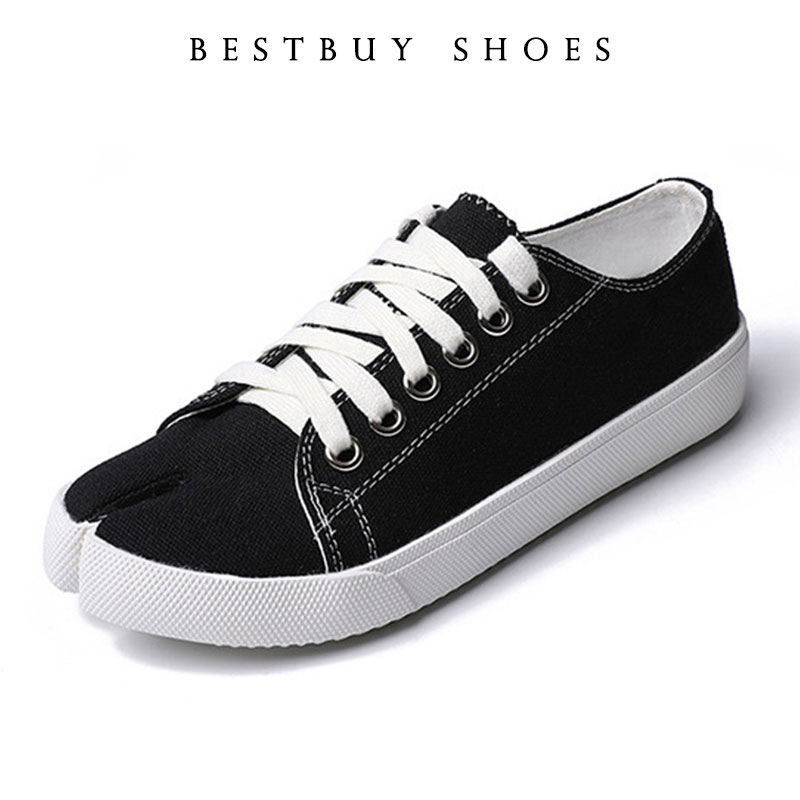 White Sneaker Care Kit - Women Tabi Canvas Shoes Street Lace