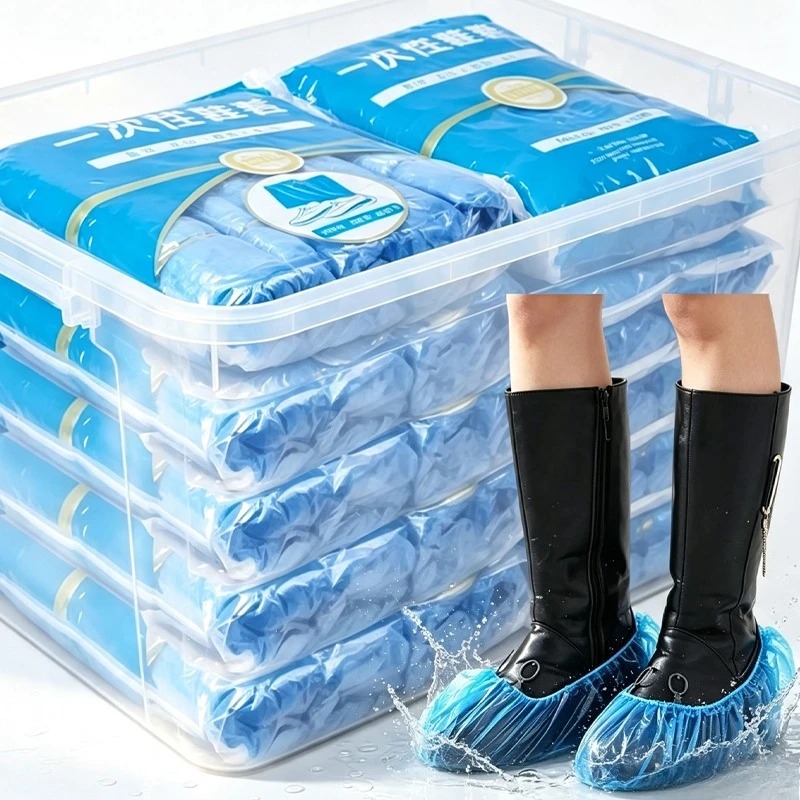 Shoe Bag Dust - Disposable Plastic Shoe Covers Household Dust-proof