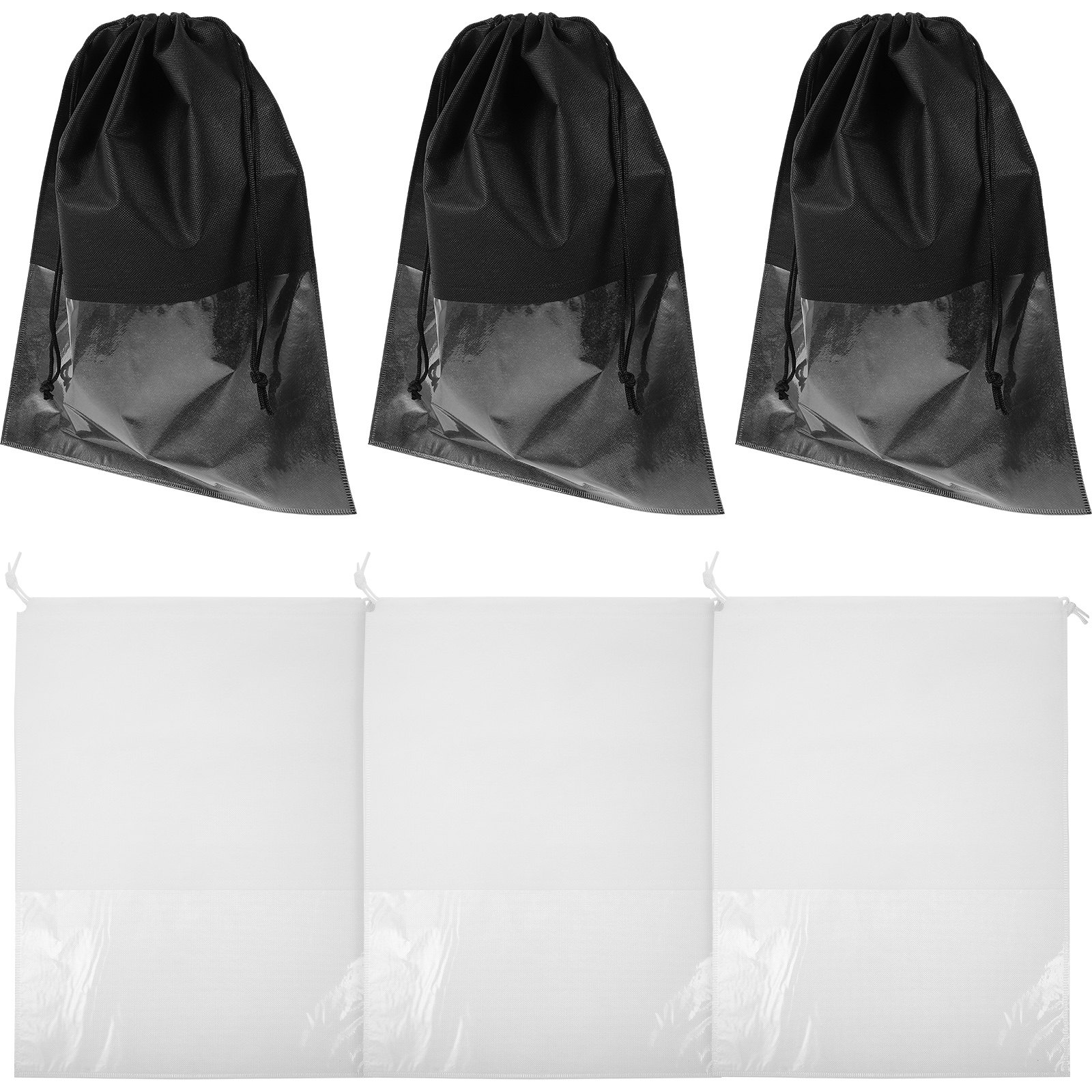 6Pcs Shoe Drawstring Dust Bags - огляд і ціна Shoe Bag Dust