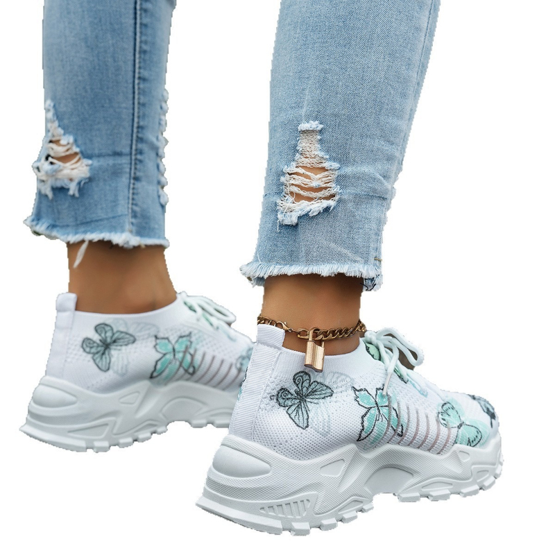 Women Butterfly Print Mesh Sne - огляд і ціна White Sneaker Care Kit