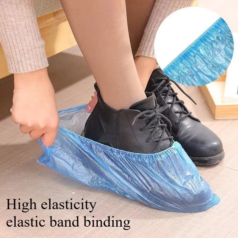 Disposable Plastic Shoe Covers - огляд і ціна Shoe Bag Dust