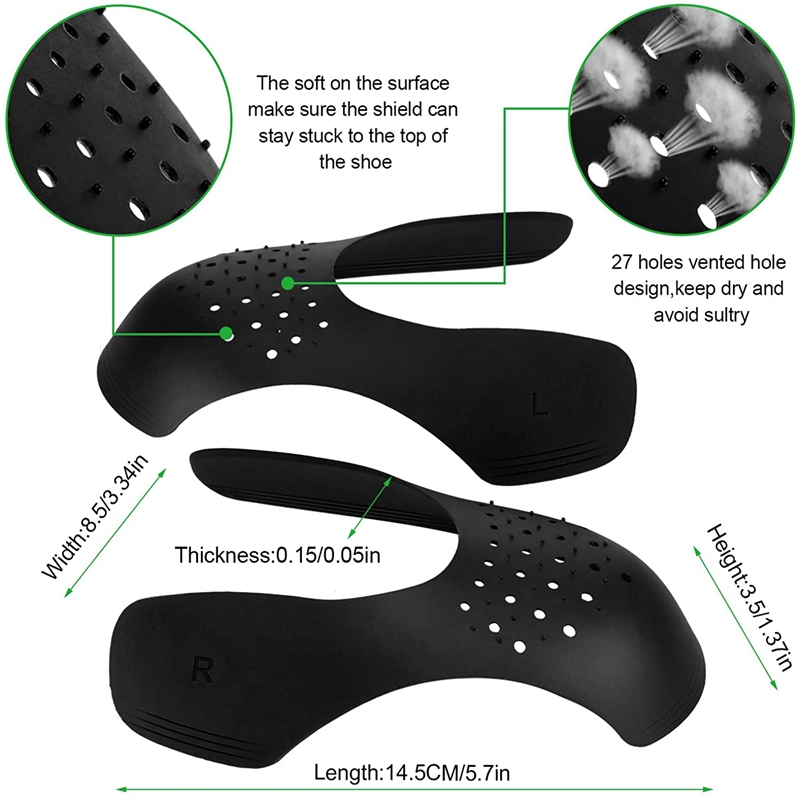 4Pcs Crease Protector Shoe Hea - огляд і ціна Sneaker Protector Spray